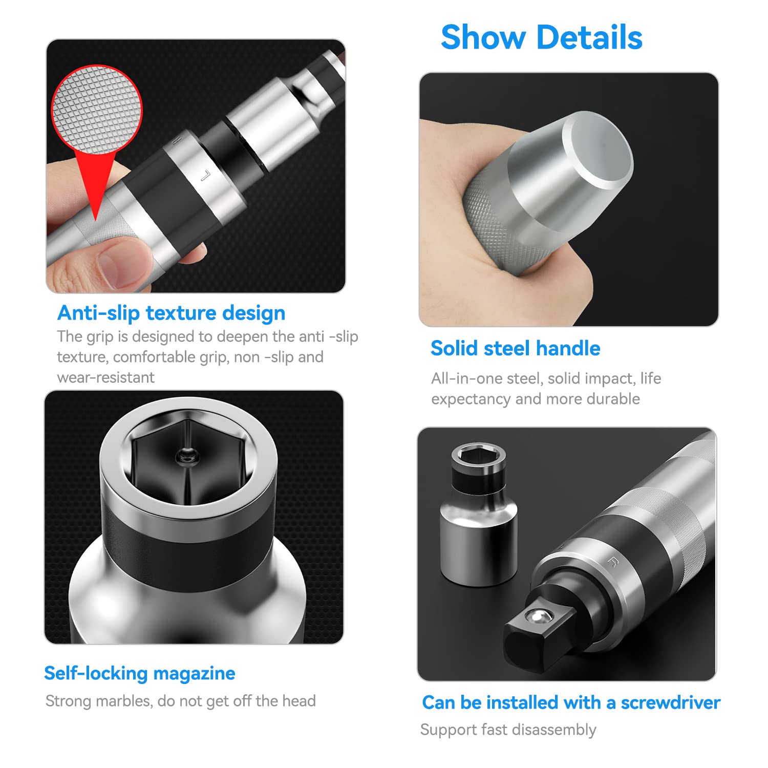 JEEJINYAN dismantling-friendly design helps with stubborn screws and bolts