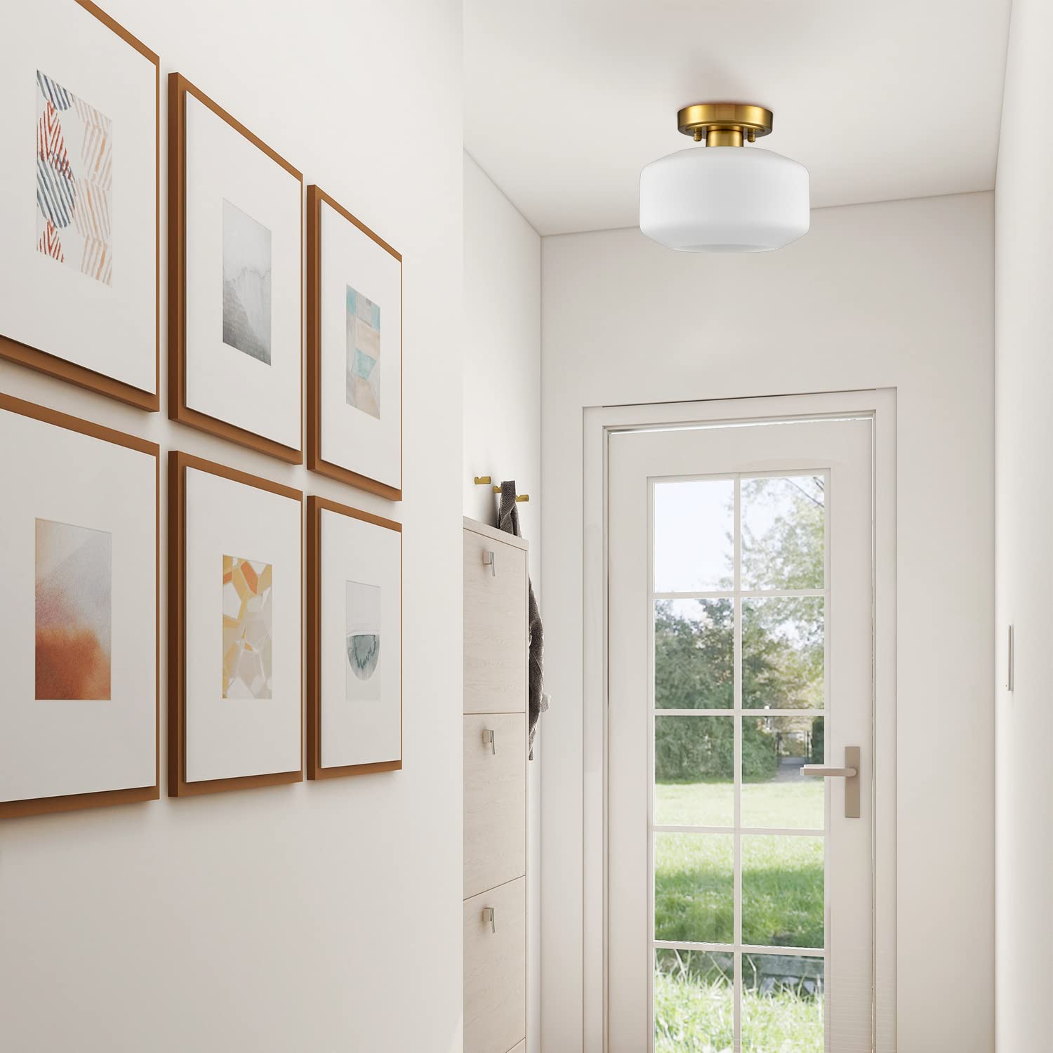 JEENKAE hallway light fixture ideal for foyers and compact spaces