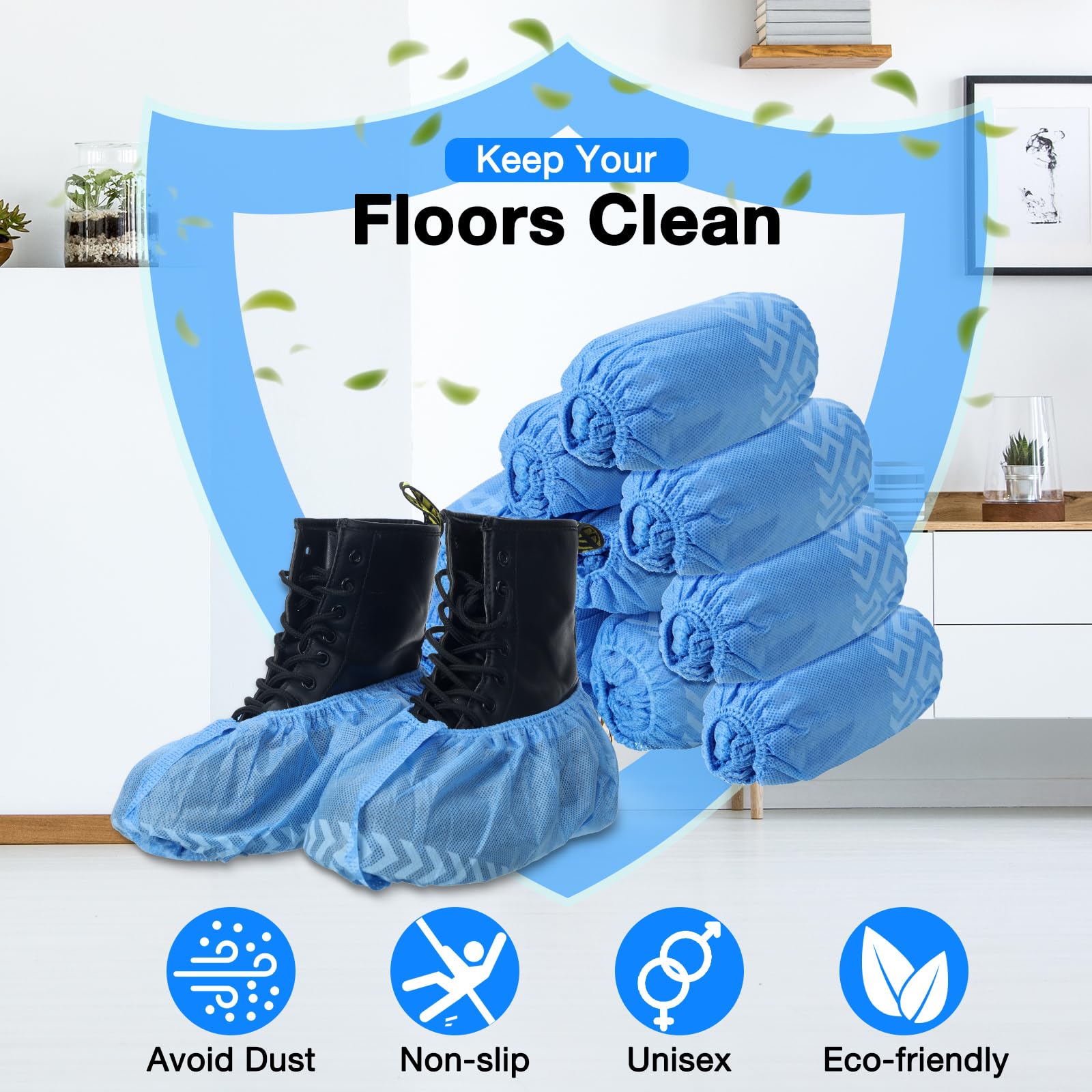 Jeere floor protection against dust and dirt during projects.