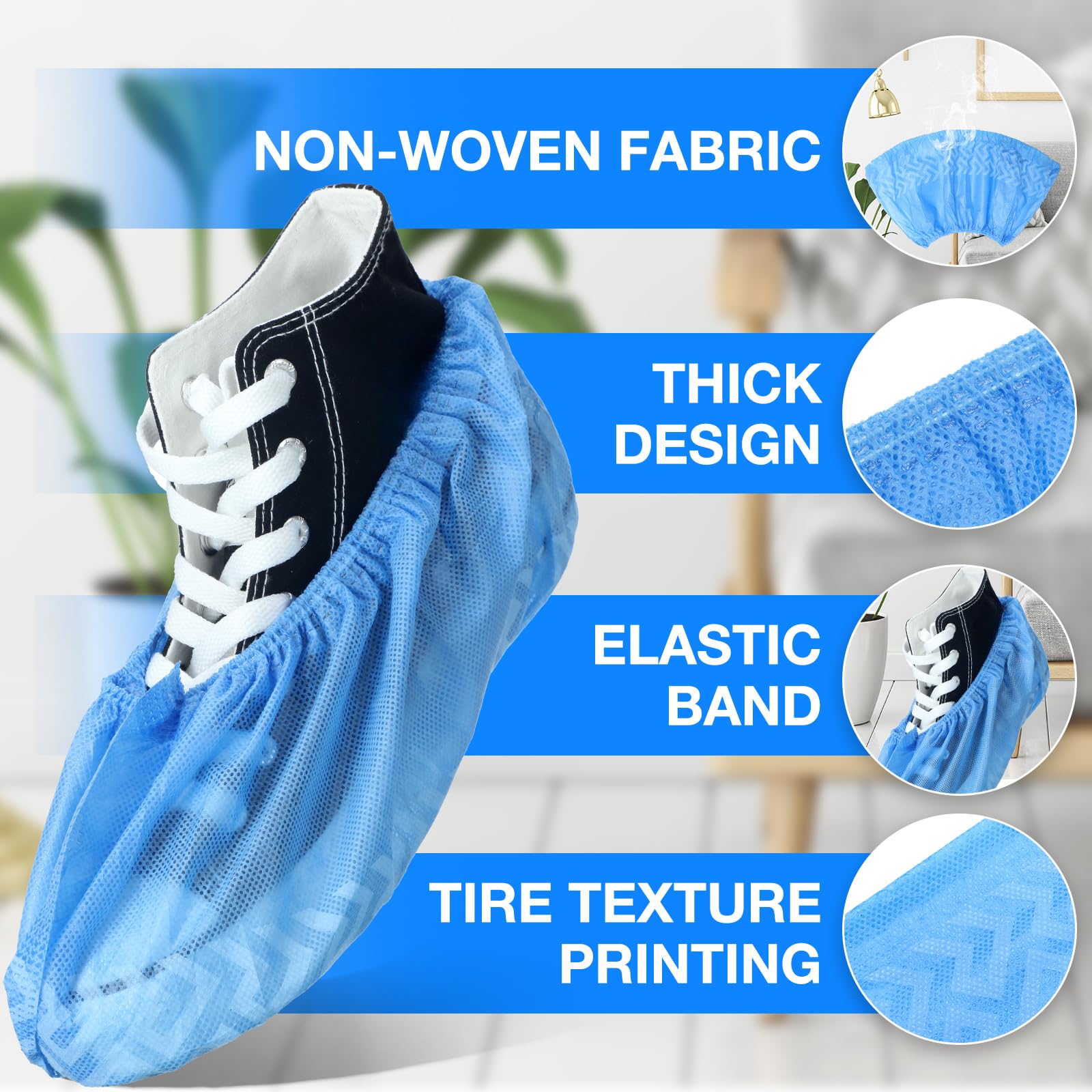 Jeere thick durable breathable non-woven fabric keeps floors clean.