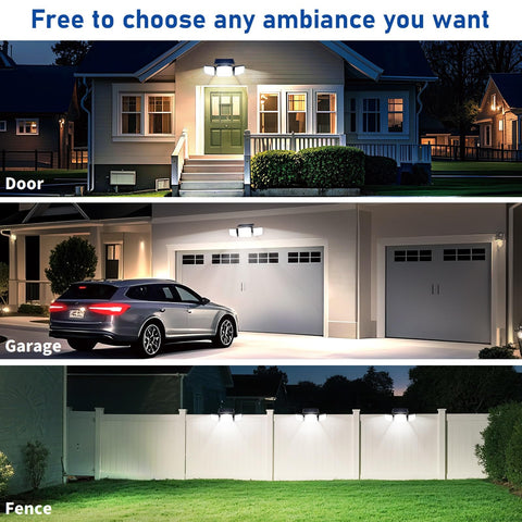 JEJOT wireless installation allows quick mounting on exterior walls.