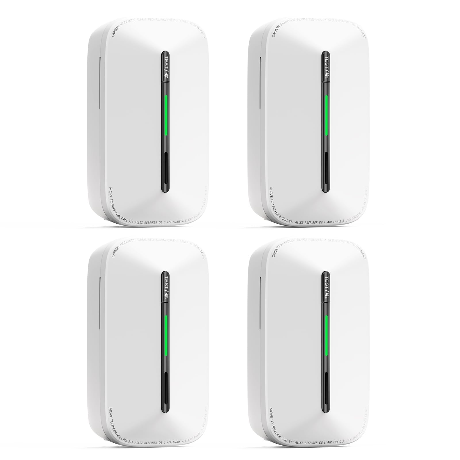 Jemay plug-in CO detector front view for quick detection and peace of mind.