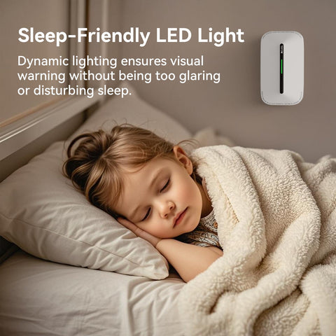 Jemay plug-in CO detector mute function reduces nuisance alarms when needed.