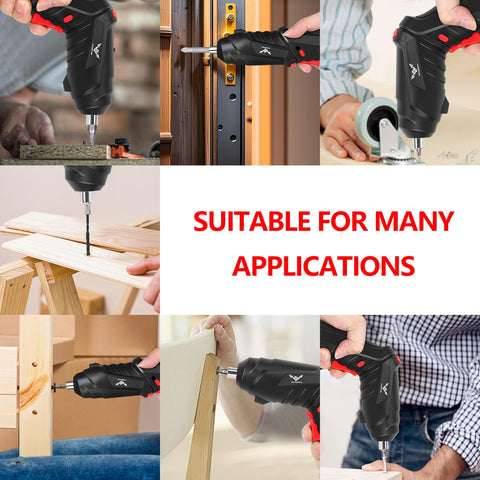 JENABOM 16-in-1 screwdriver handle close-up, comfortable grip for controlled driving.