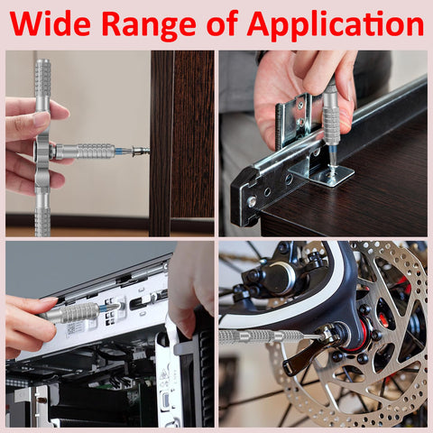 JENABOM 32 short-shank bits enabling tight space access