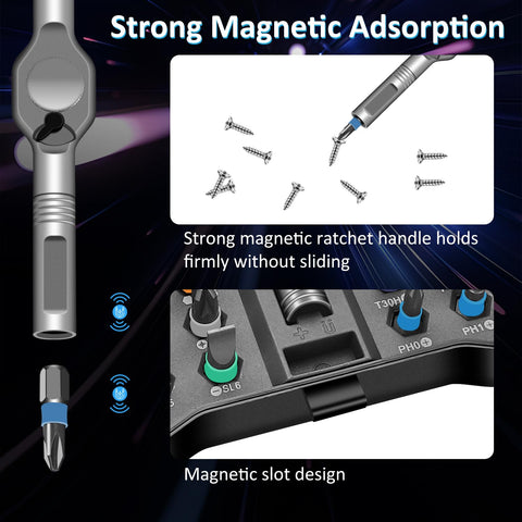 JENABOM color-coded bit rings speed recognition and reduce errors.