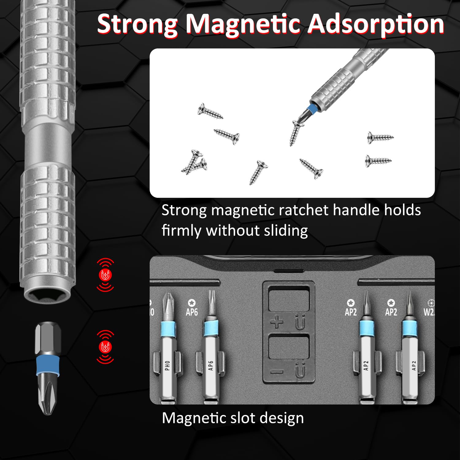 JENABOM magnetic driver in use highlights effortless operation