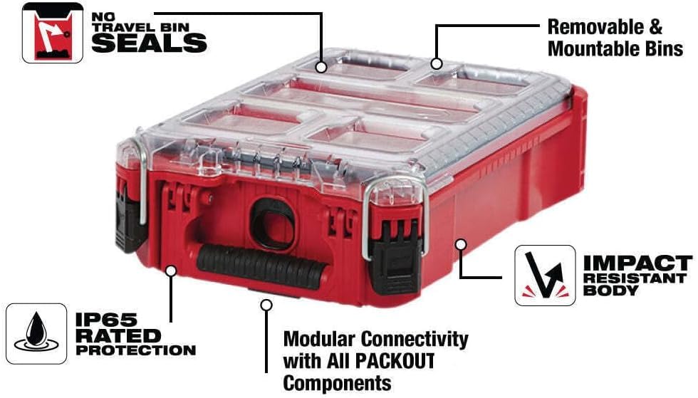 Jenahuip Packout Compact Organizer side view showing rugged build.