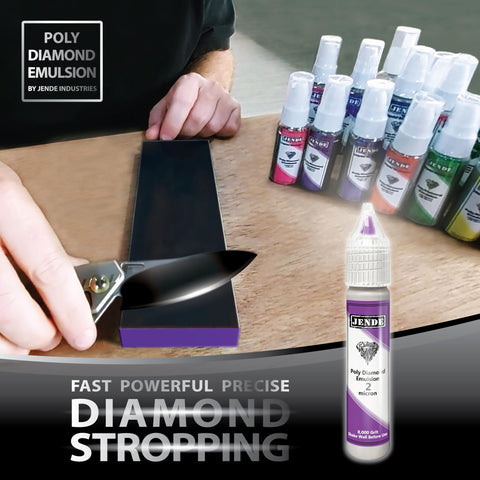 Jende poly diamond emulsion quick-dispense pour enables controlled application