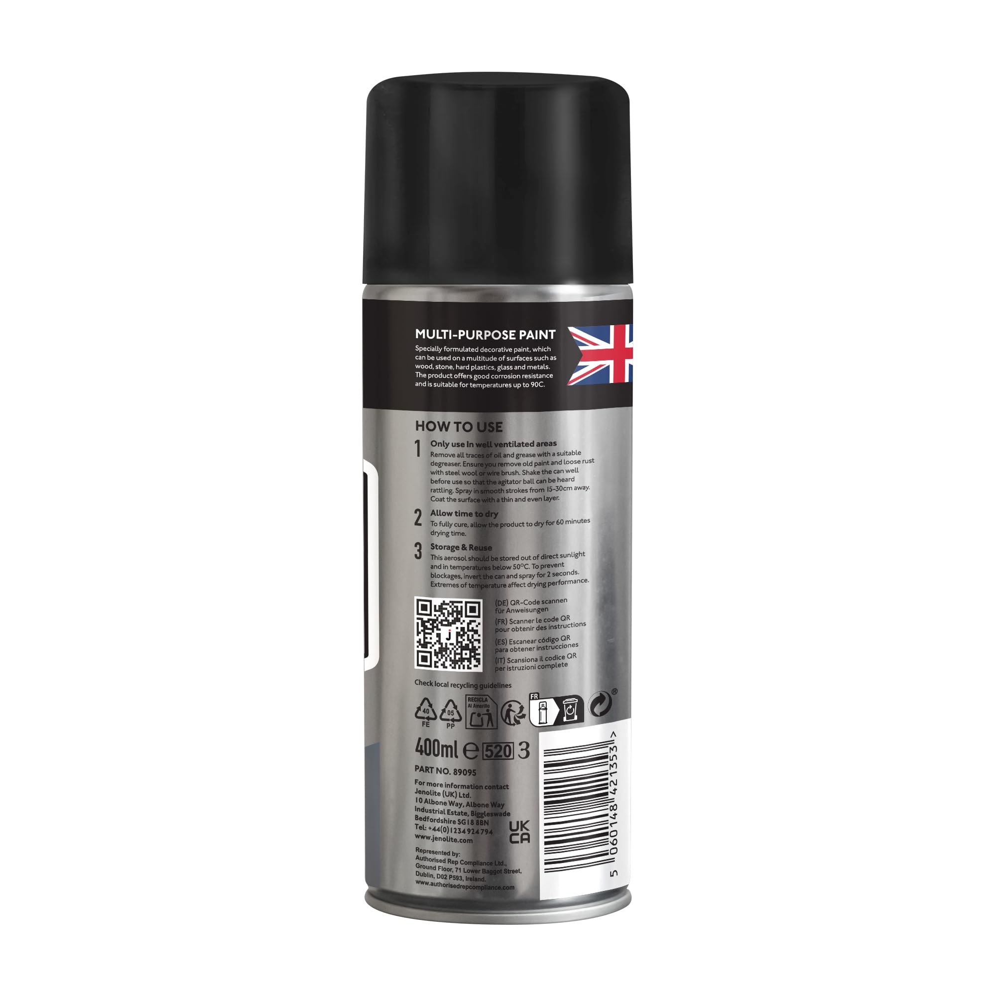 JENOLITE chrome spray paint on ornaments adds professional chrome detail