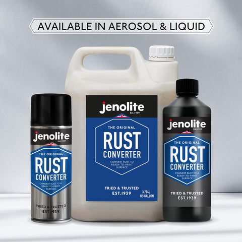 Jenolite made in Britain, trusted for durability and heritage in rust care.
