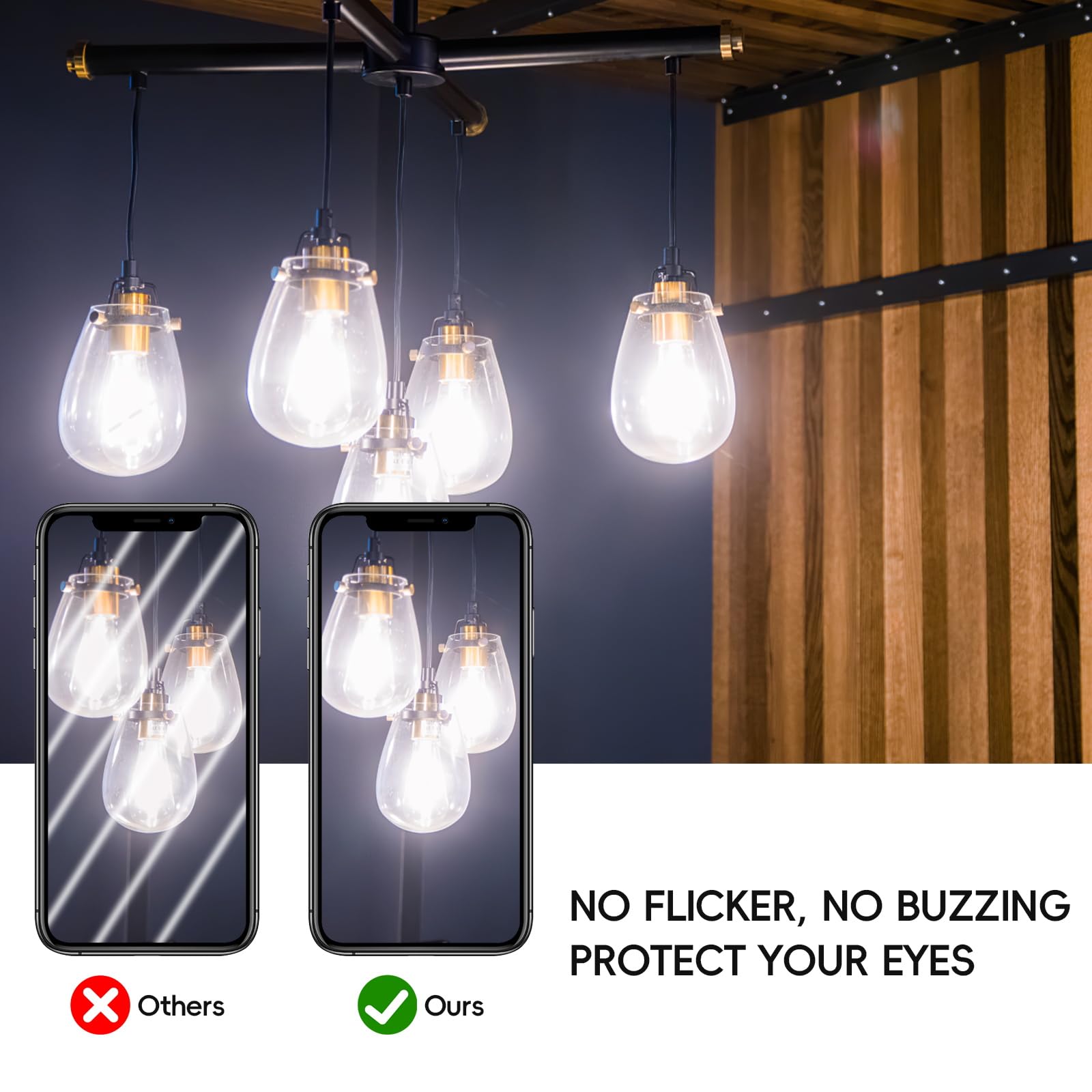 Jensense E26 base bulbs fit most lamps and fixtures with easy installation.