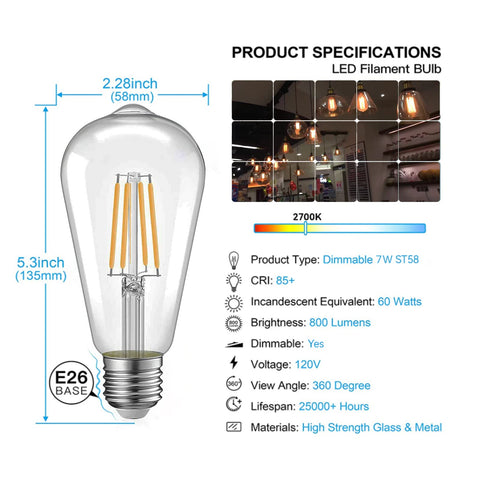Jensense warm 2700K glow delivers 800 lumens for living room scenes
