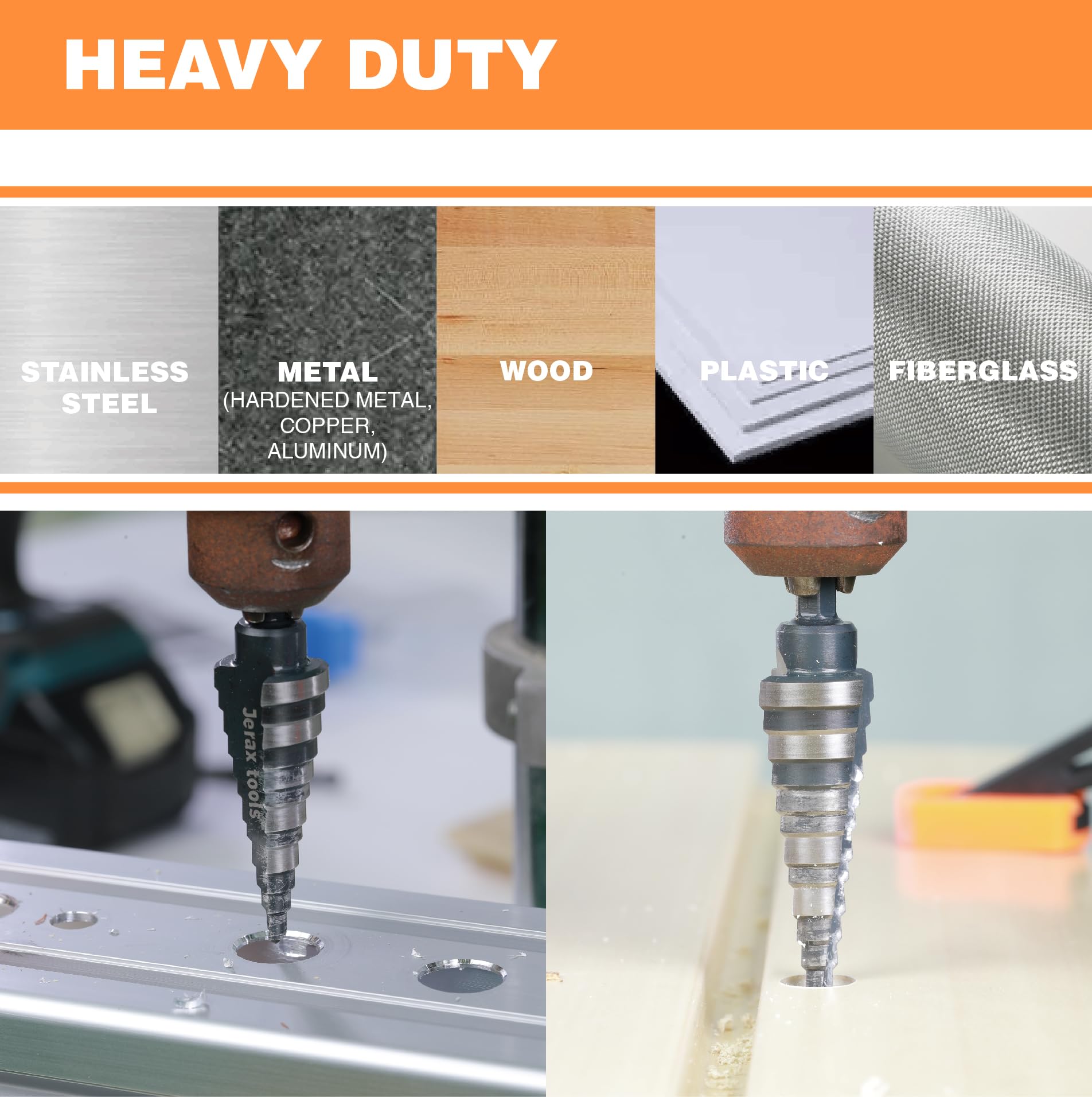 Jerax Tools bits excel at stainless and other metals