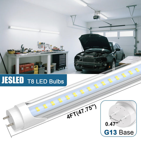 JESLED 28W LED tube delivers energy savings vs 80W fluorescent.