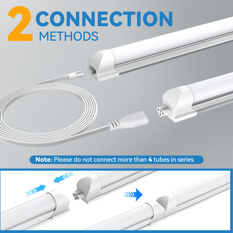JESLED linkable design lets you chain up to four tubes