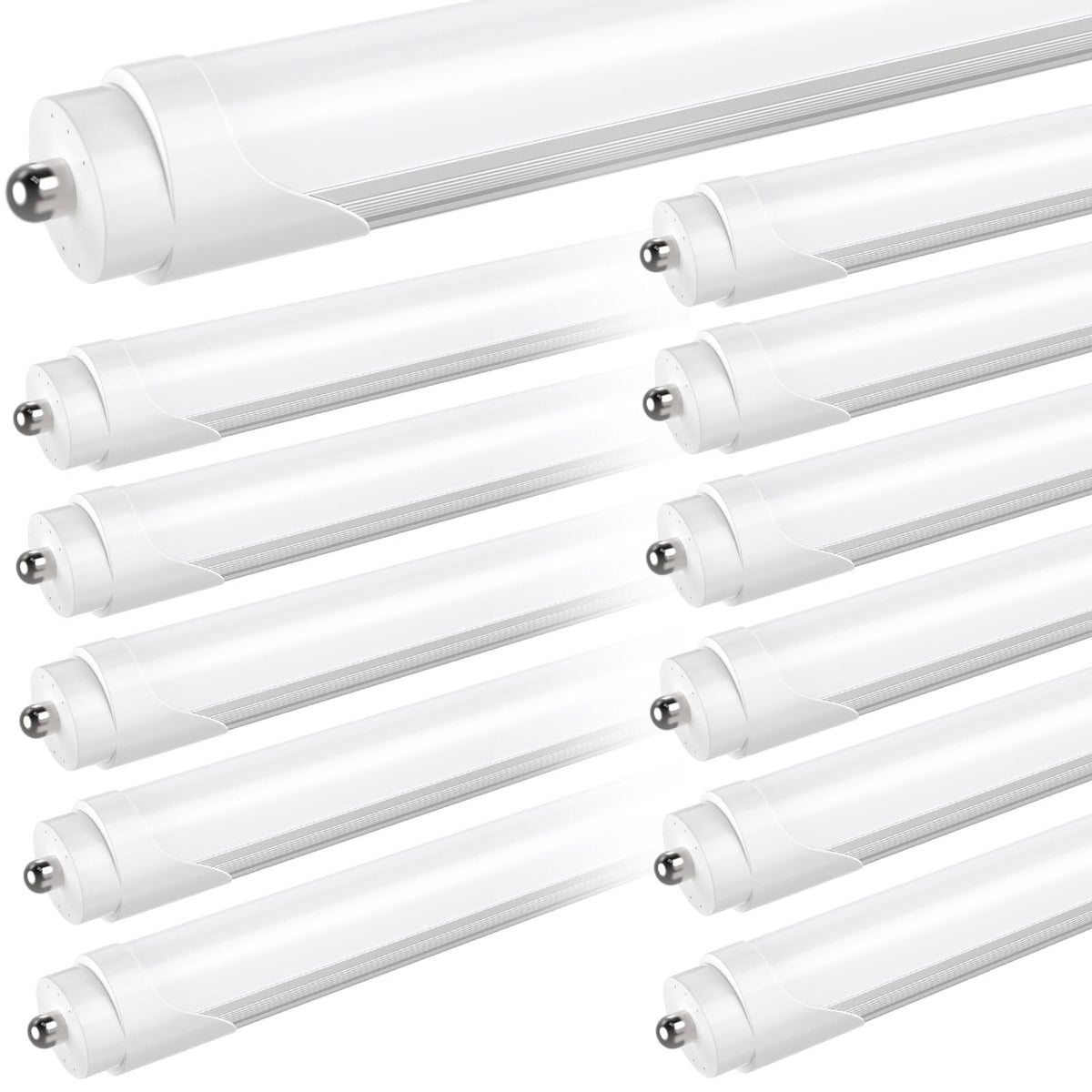 JESLED 8ft LED tube provides bright 6000 lumens for warehouses.