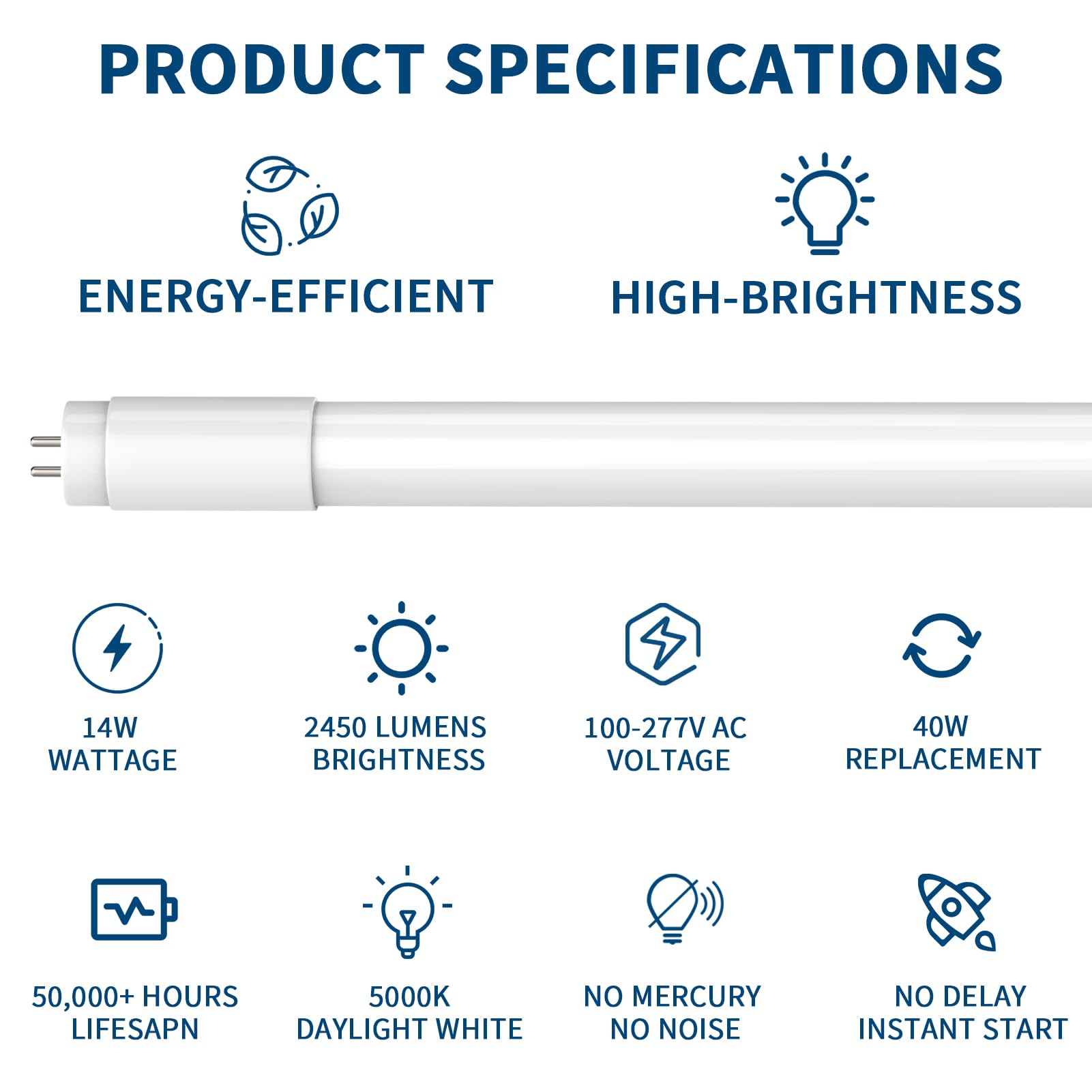 JESLED fluorescent-to-led replacement for easy fixture upgrades.