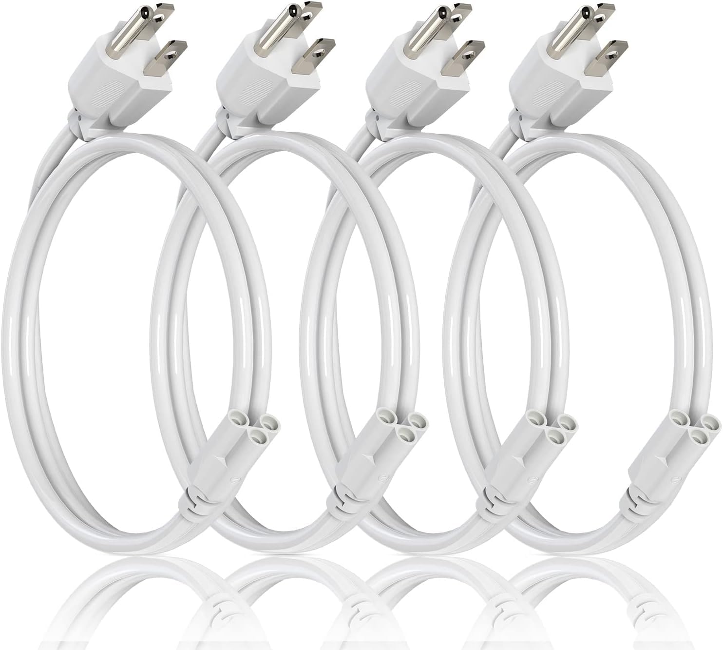 JESLED 2ft extension cord with US plug for LED fixtures.