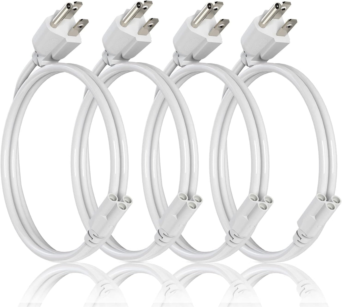 JESLED 2ft extension cord with US plug for LED fixtures.
