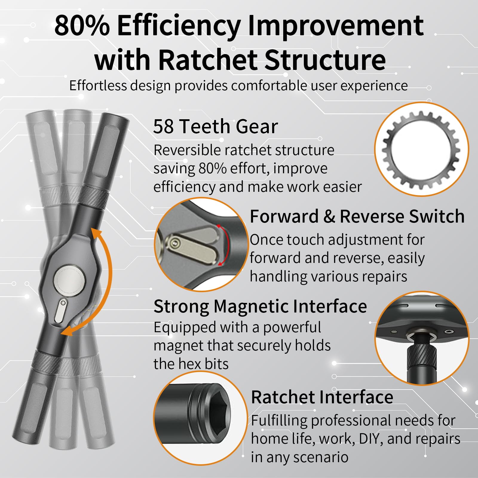 JESRYTOUR durable aluminum construction reduces fatigue during use.