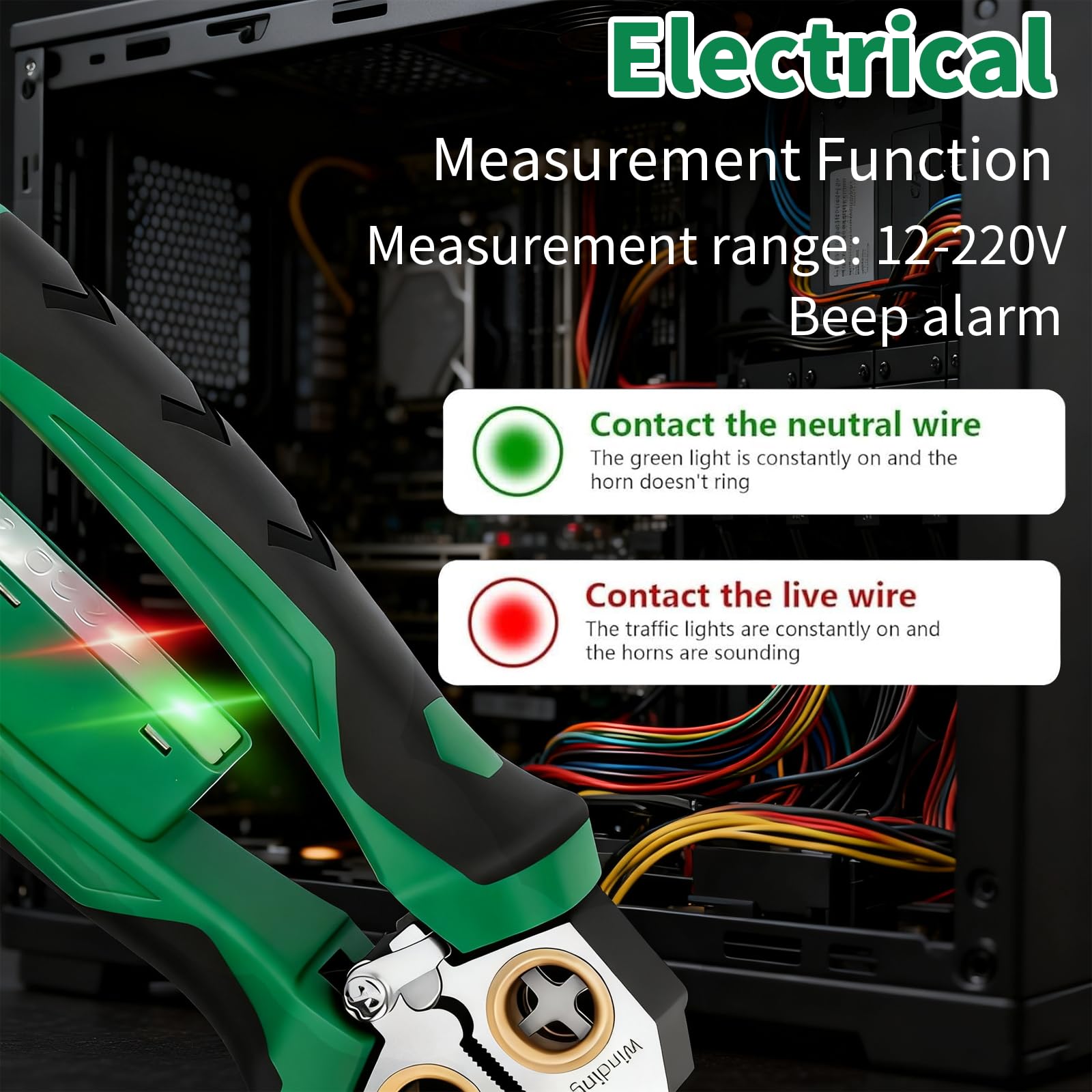 JESRYTOUR wire stripper crimping terminals for secure connections