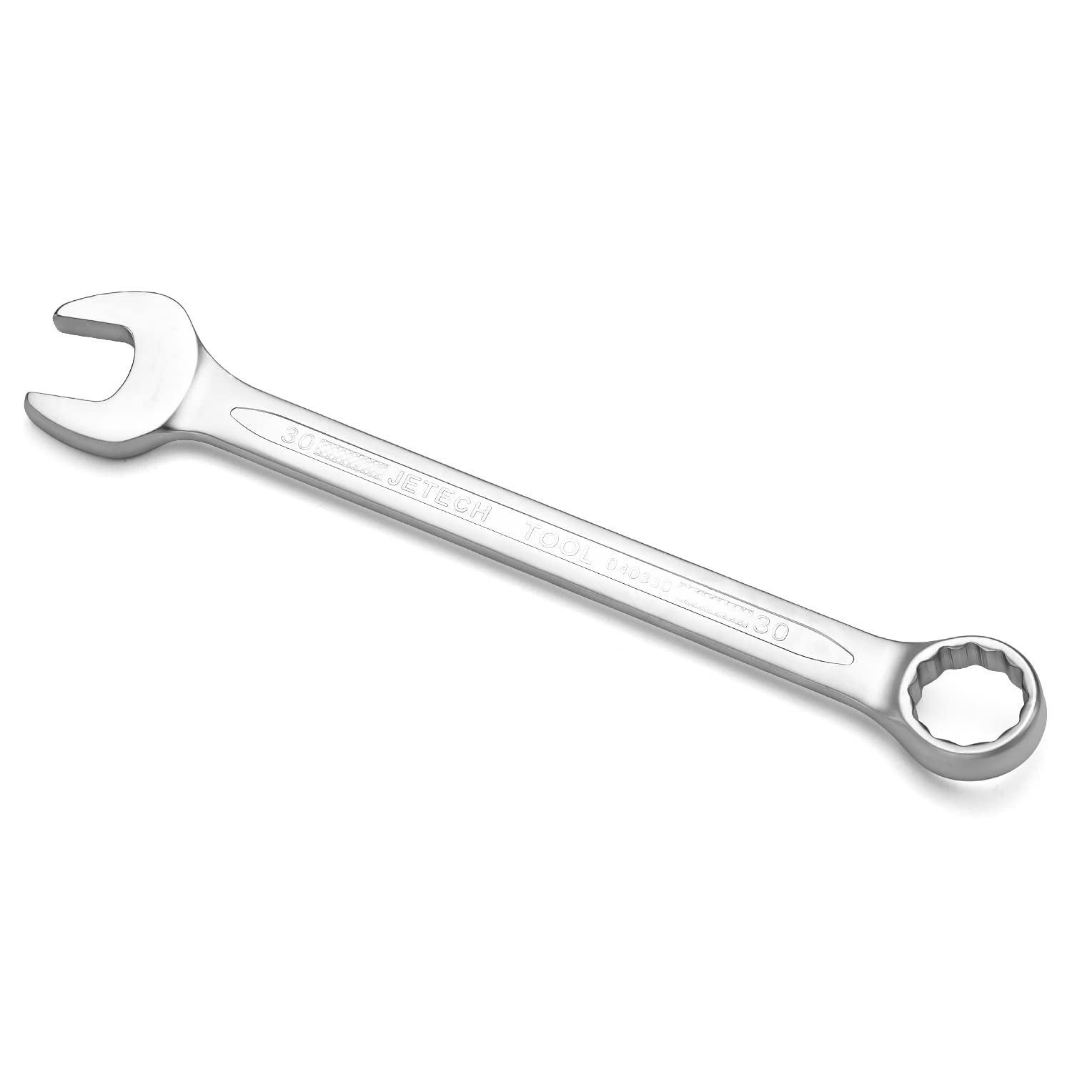 Jetech 30mm combination wrench in chrome vanadium steel for lasting durability in busy workshops.
