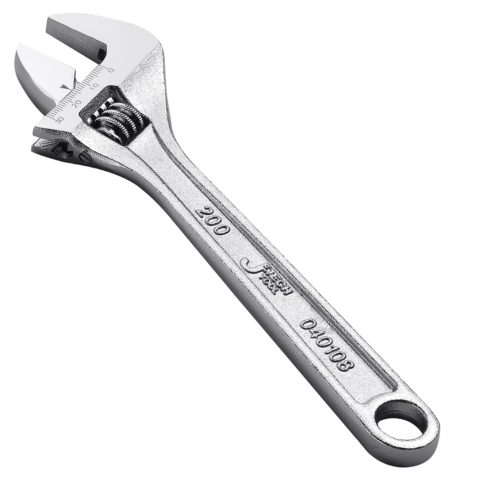 Jetech 8-Inch adjustable wrench with open jaw for fast fittings