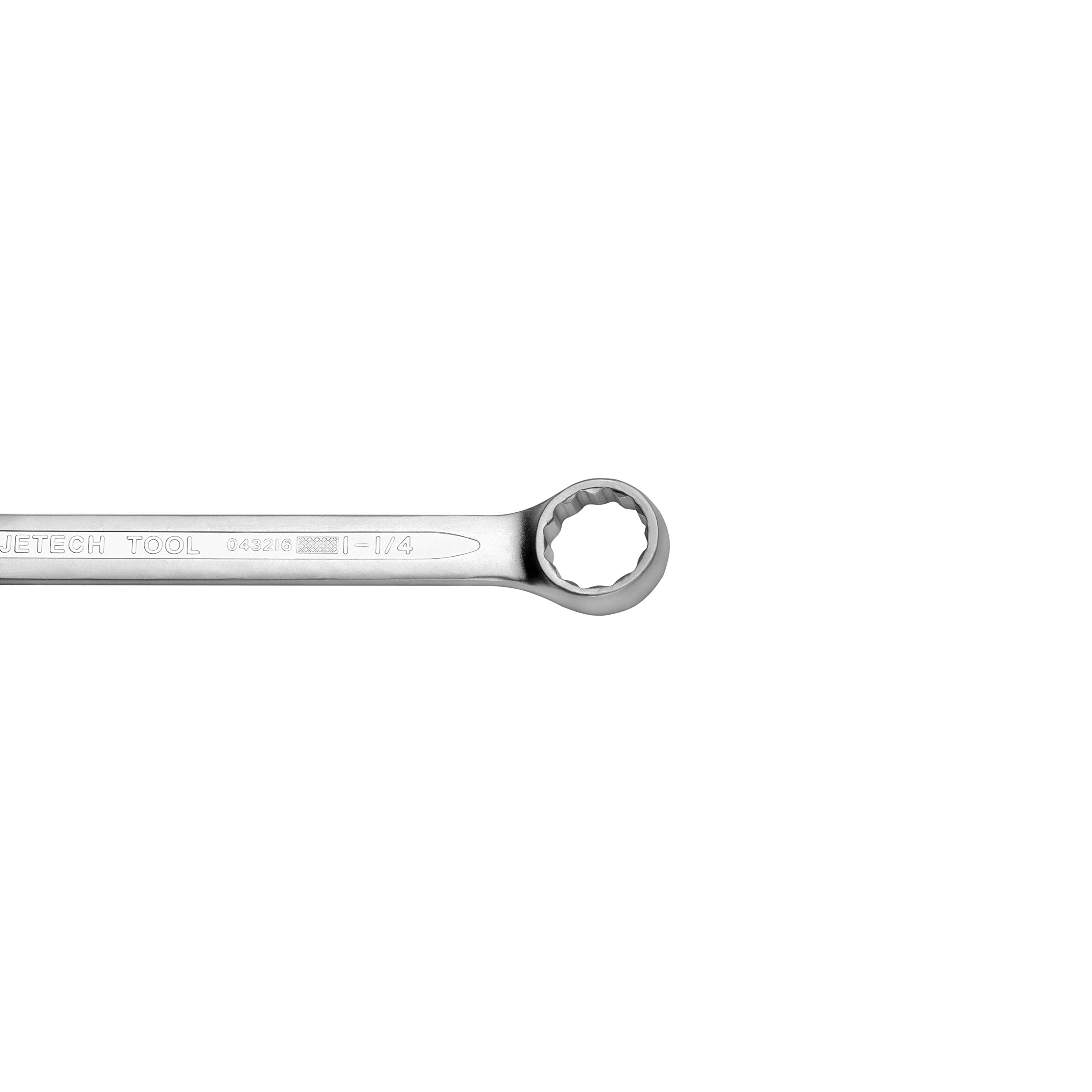Jetech chrome vanadium steel wrench forged and heat-treated for lasting strength.