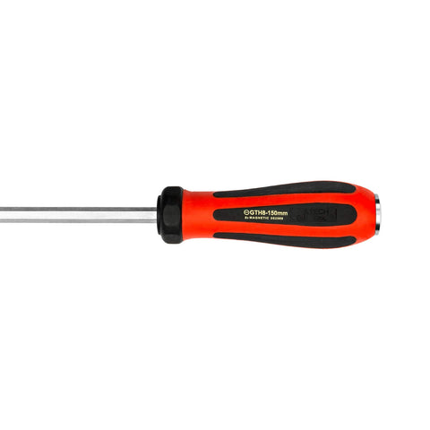 Jetech flat-head blade 8x150mm fitting φ8mm screws precisely.