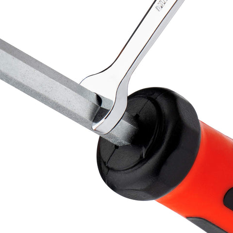 Jetech screwdriver reaching into a confined space with ease.