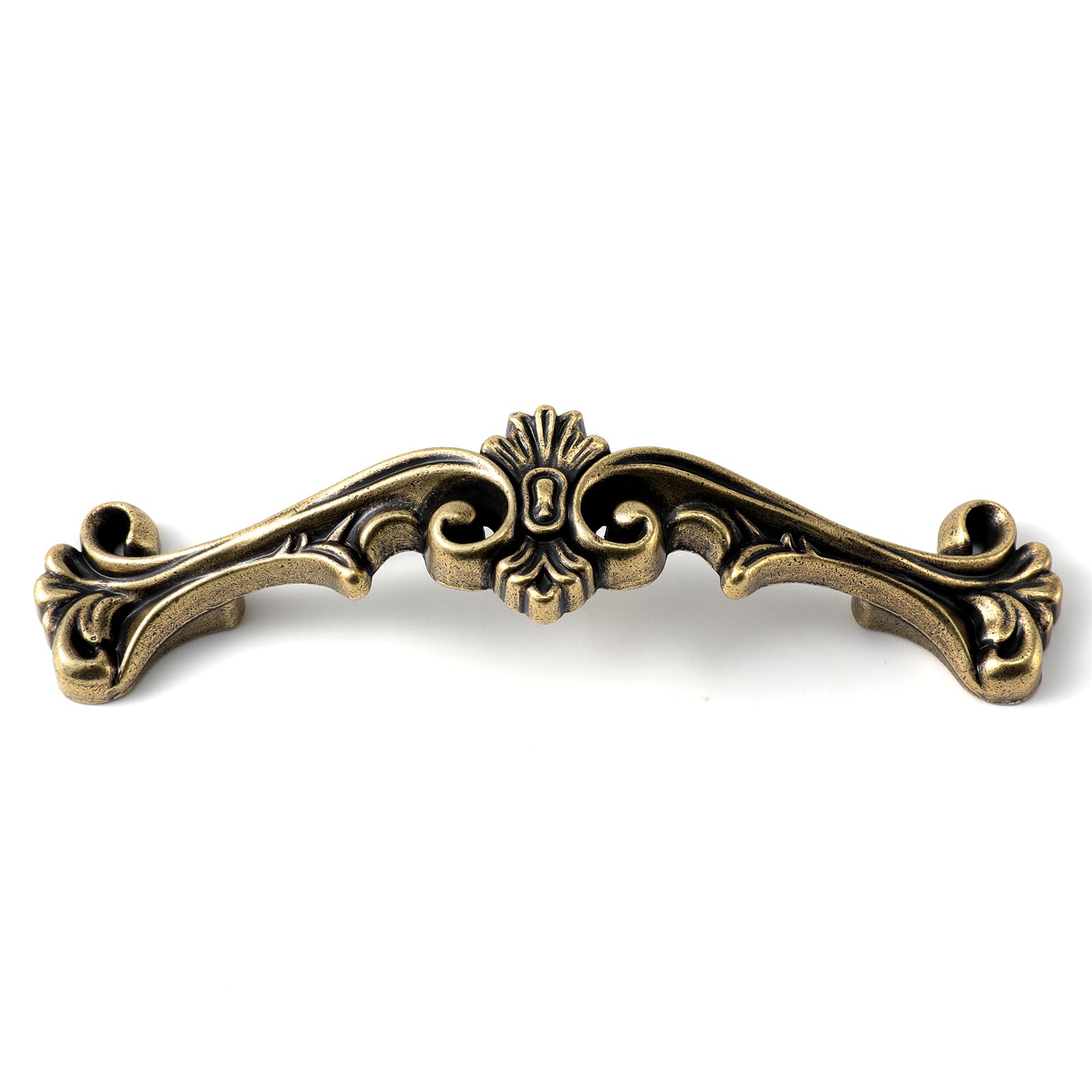 Jetland traditional cabinet pulls featuring ornate patterns for a refined vintage look.