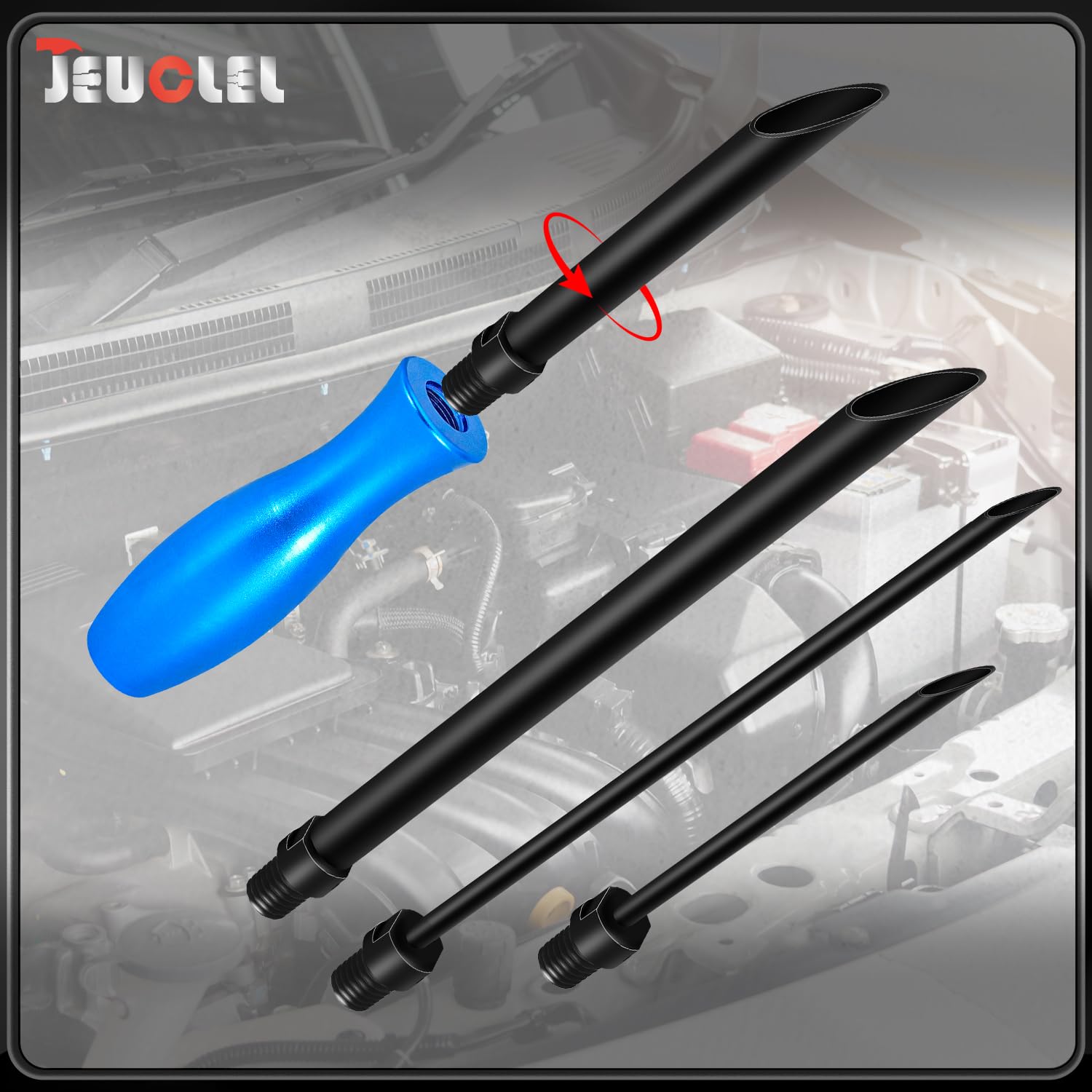 JEUCLEL angle guide tool demonstrates easy maneuvering around obstacles