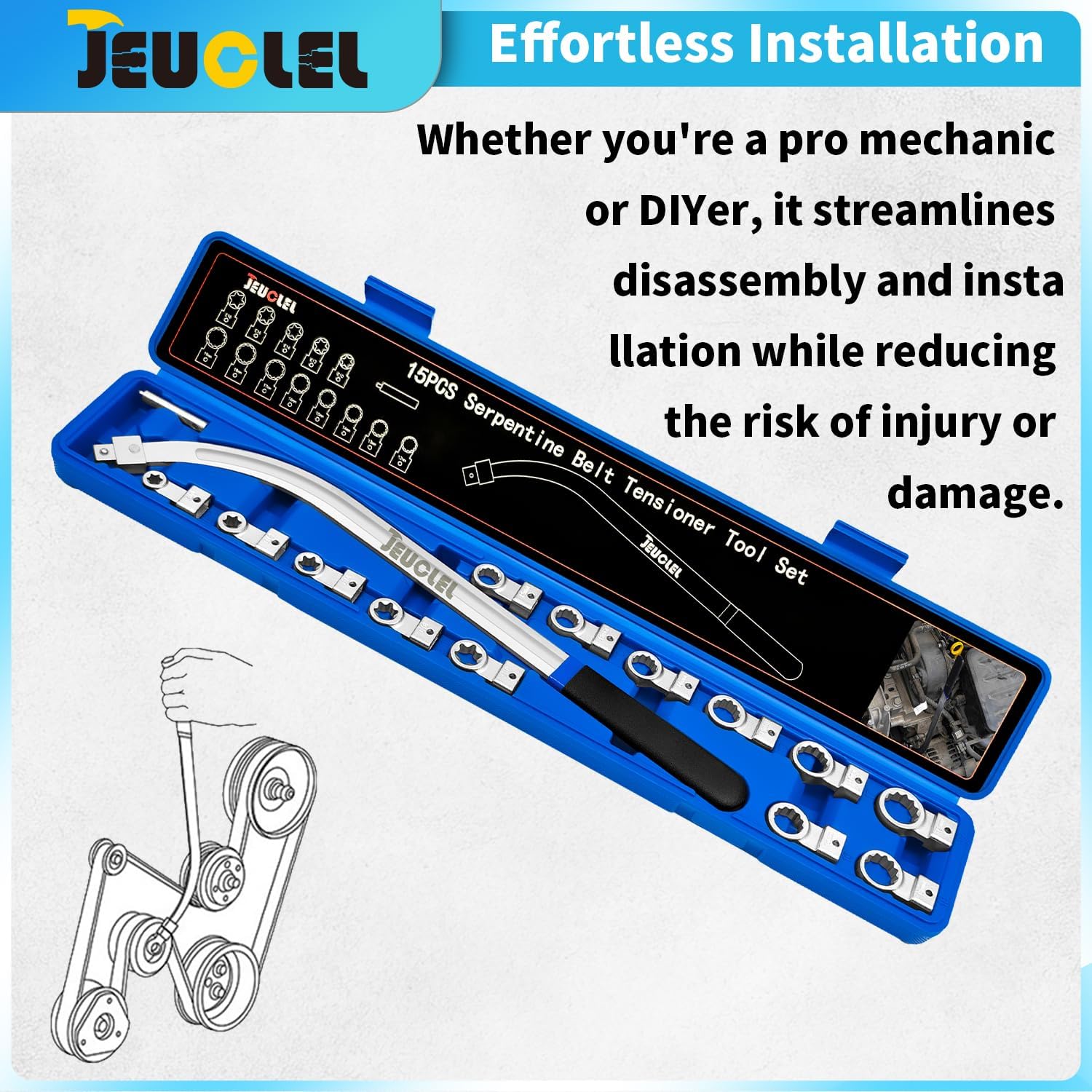 JEUCLEL comprehensive contents pack suitable for diverse vehicles.