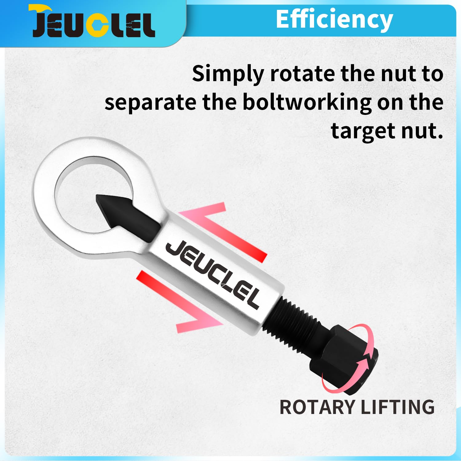 JEUCLEL blades close-up shows sharp steel for longevity