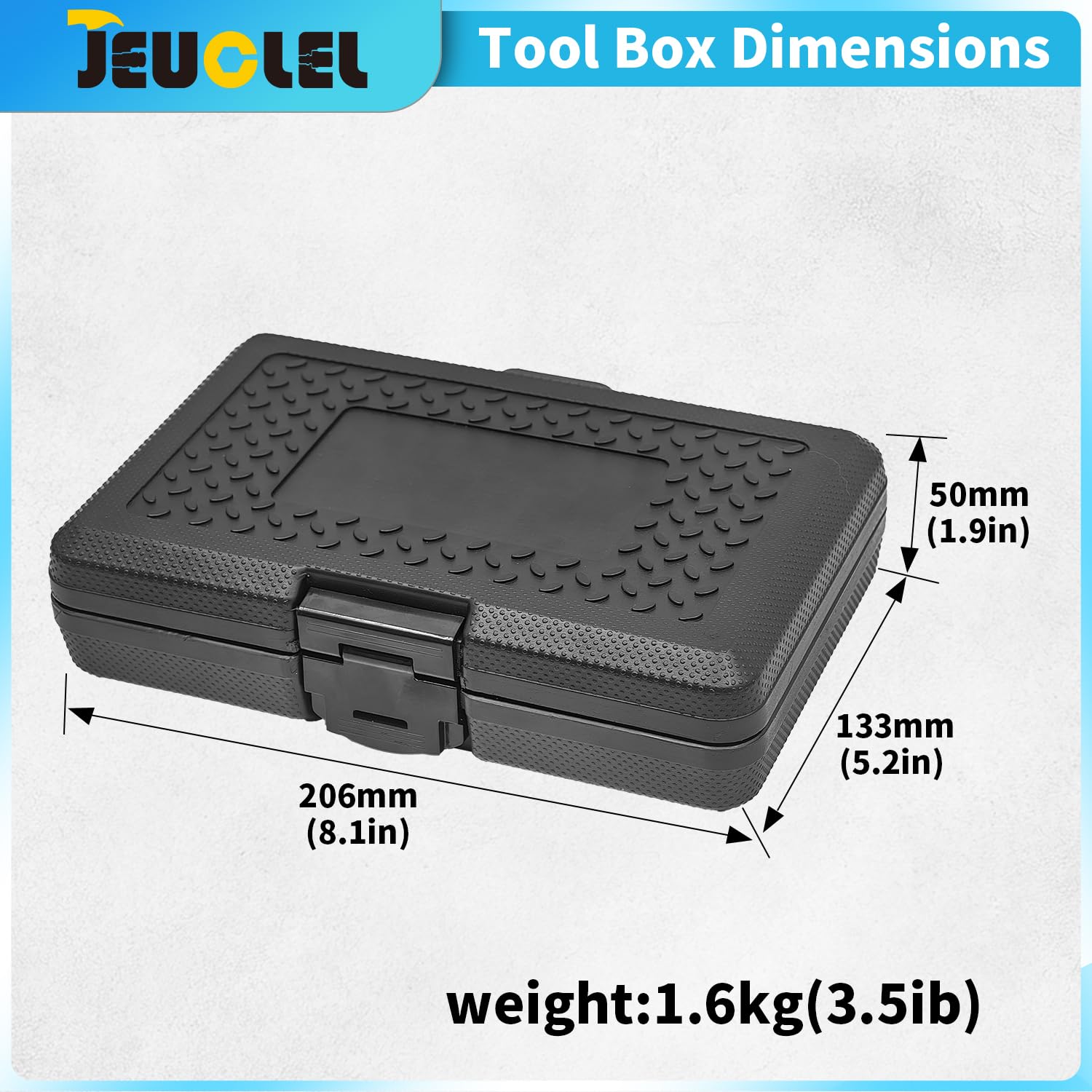 JEUCLEL packaging includes quick-start guide and safe storage