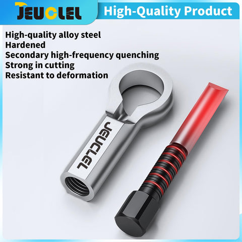 JEUCLEL rust-resistant coating detail on nut splitter surface