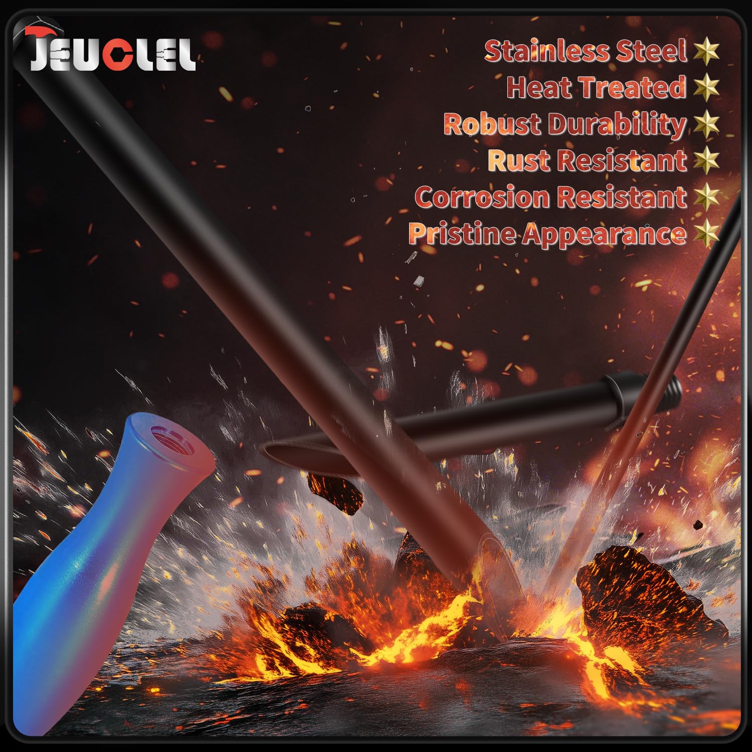 JEUCLEL stainless steel wire guide tube shows durable, rust resistant construction
