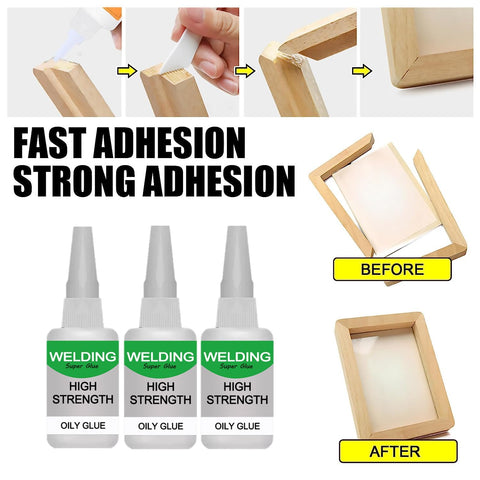 JeurLrok universal super glue gel bonds metal and plastic quickly