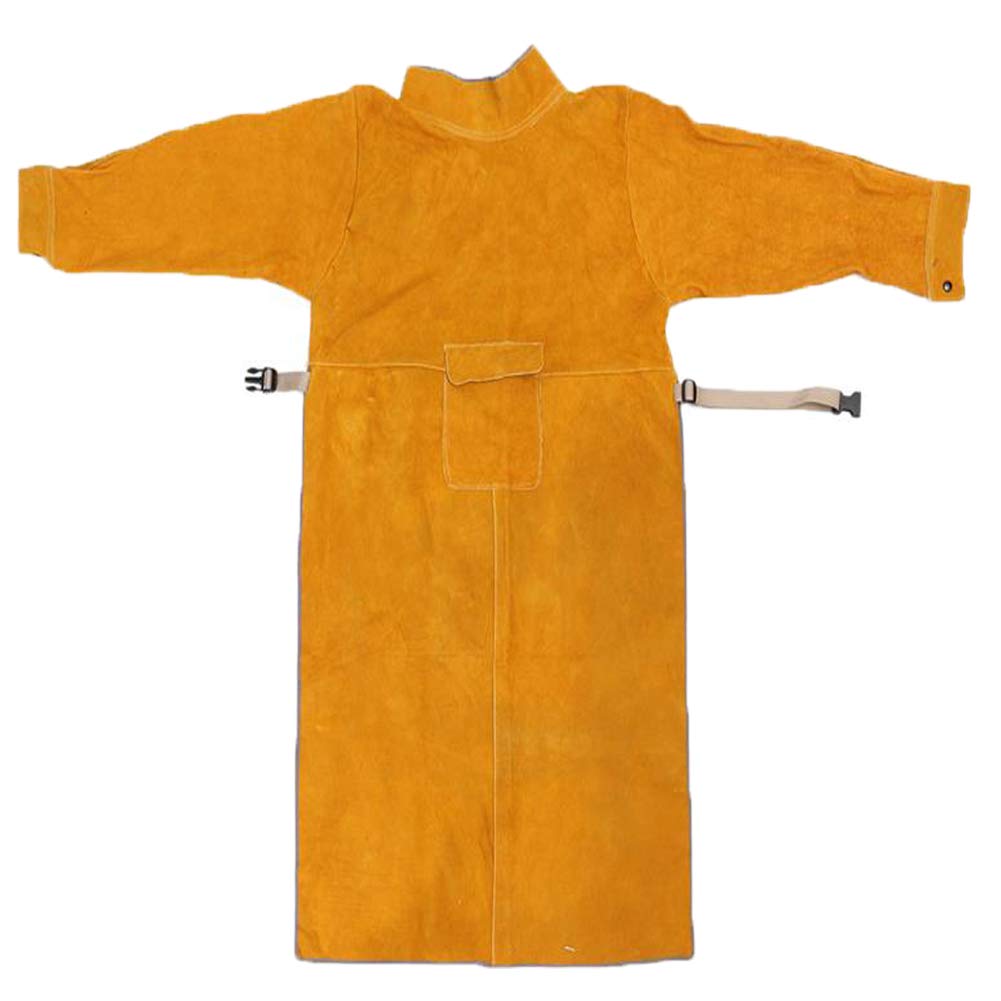 Jewboer Leather Apron sleeves coverage guards forearms during metalwork