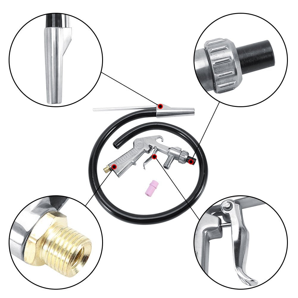 Jewboer sandblaster suction pipe 0.85m provides flexible setup during cleanup