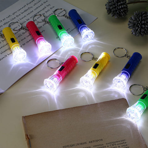 Jexine yellow compact flashlight keychain with sturdy, reliable design.