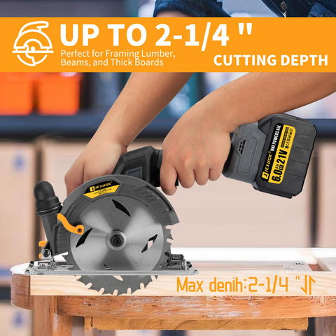 JEXUGK 6.0Ah batteries extend runtime for longer cuts.