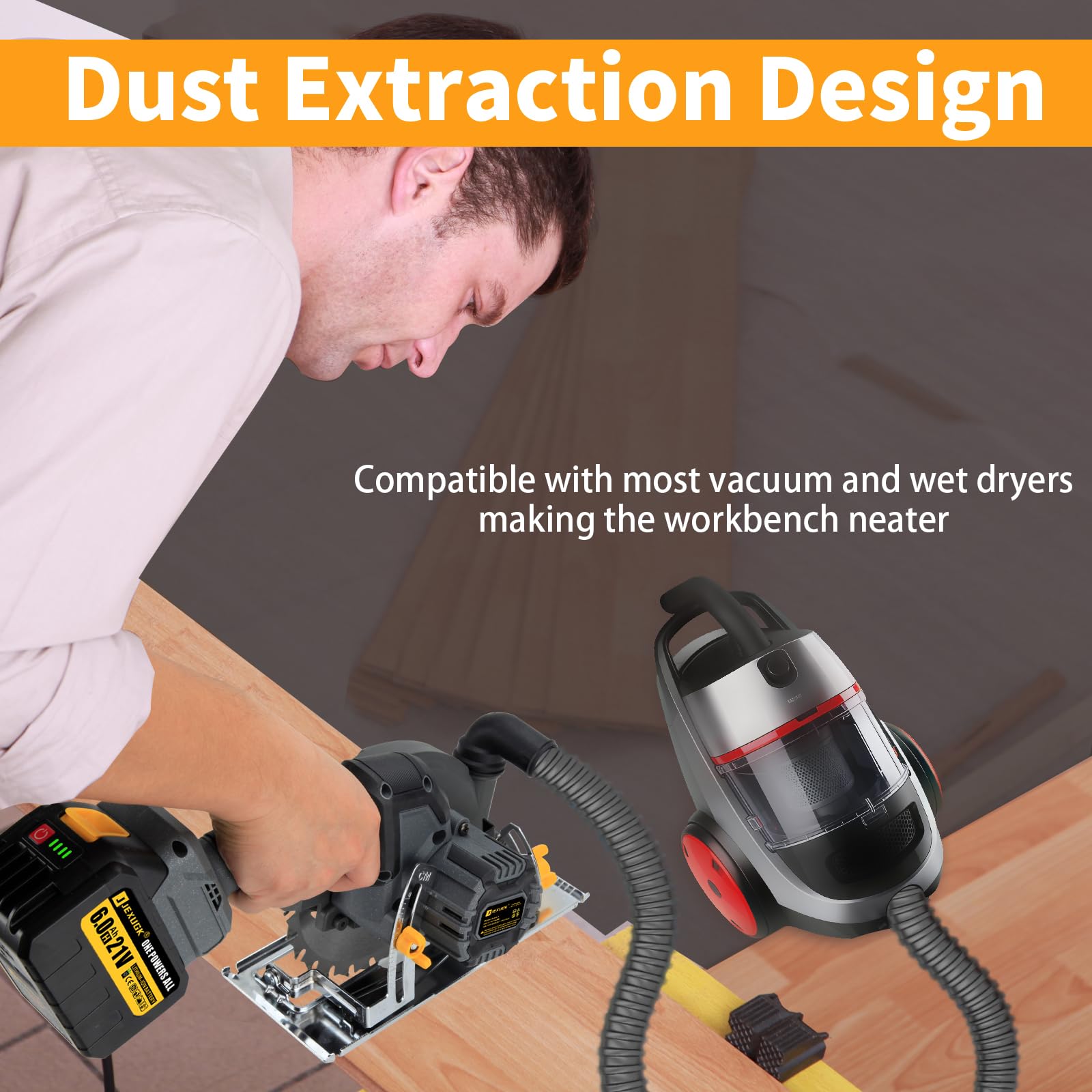 JEXUGK wood blades provide clean, precise cuts.