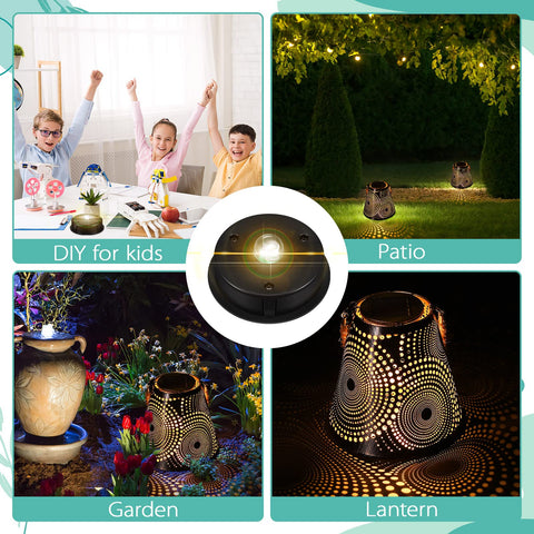 Jeyiour automatic switch top ensures cozy glow after sunset.
