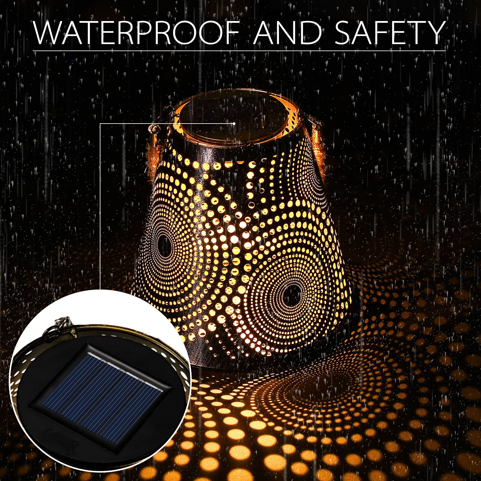 Jeyiour lantern replacement top provides effortless upgrades for existing lamps.