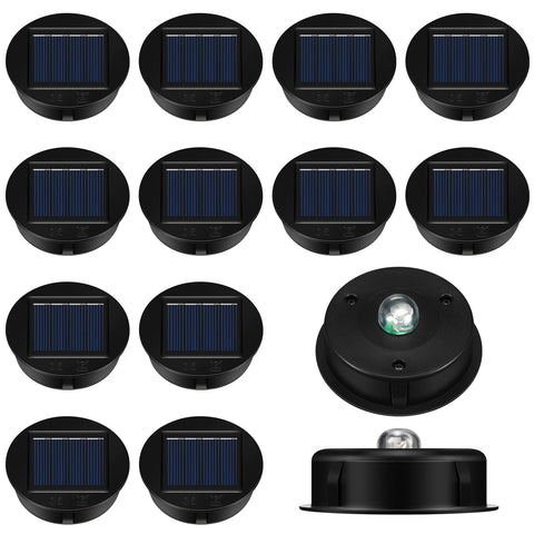 Jeyiour solar top 12pack for lanterns offers simple replacement and improved energy efficiency.
