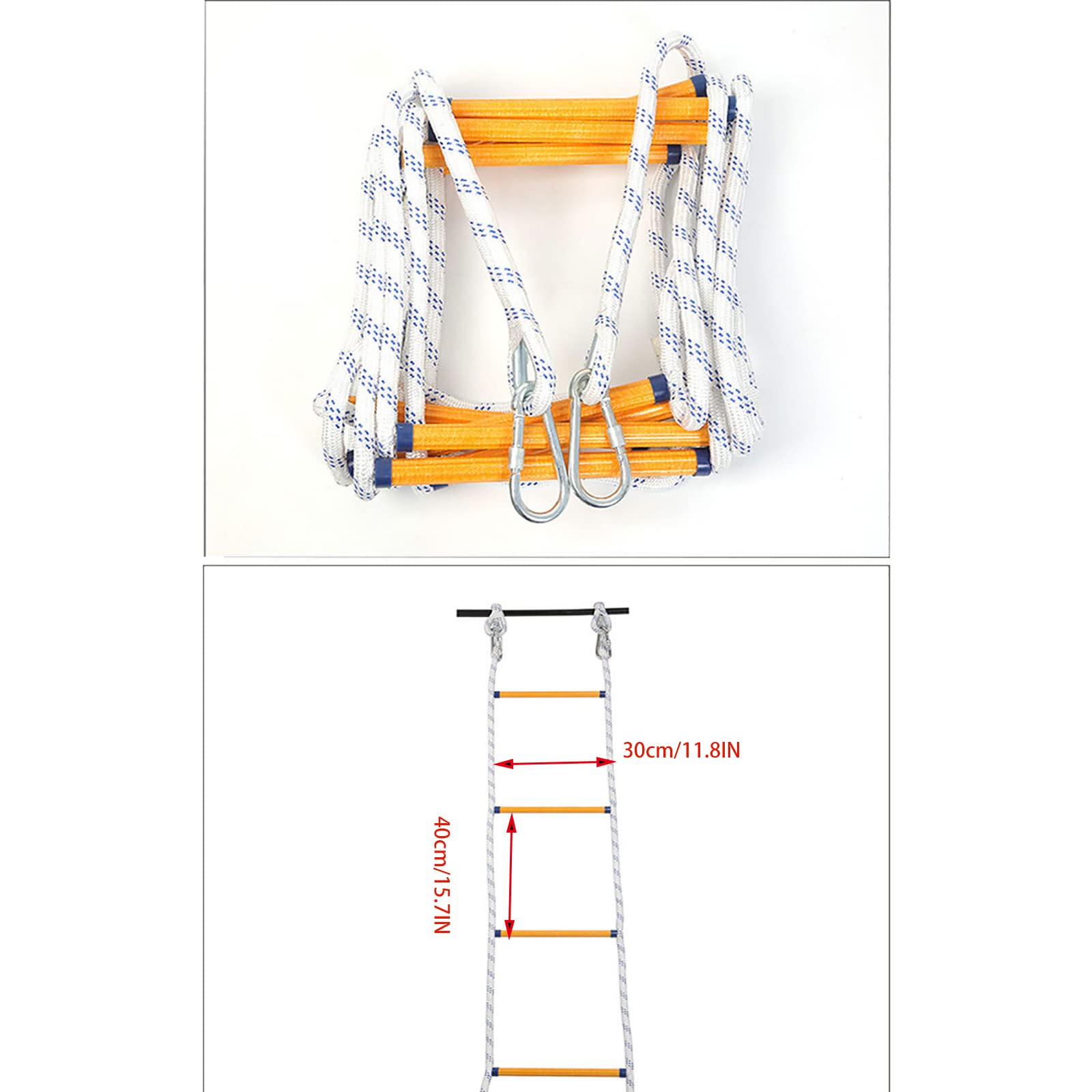JFFLYIT easy-to-use escape ladder requires no tools to deploy