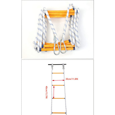 JFFLYIT easy-to-use escape ladder requires no tools to deploy
