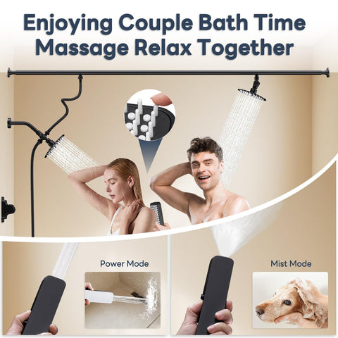 JFJIARUI handheld spray with massage mode for targeted relief.